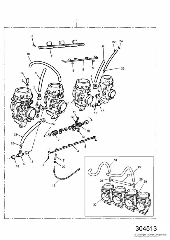Carburettors 4 Cylinder Engines