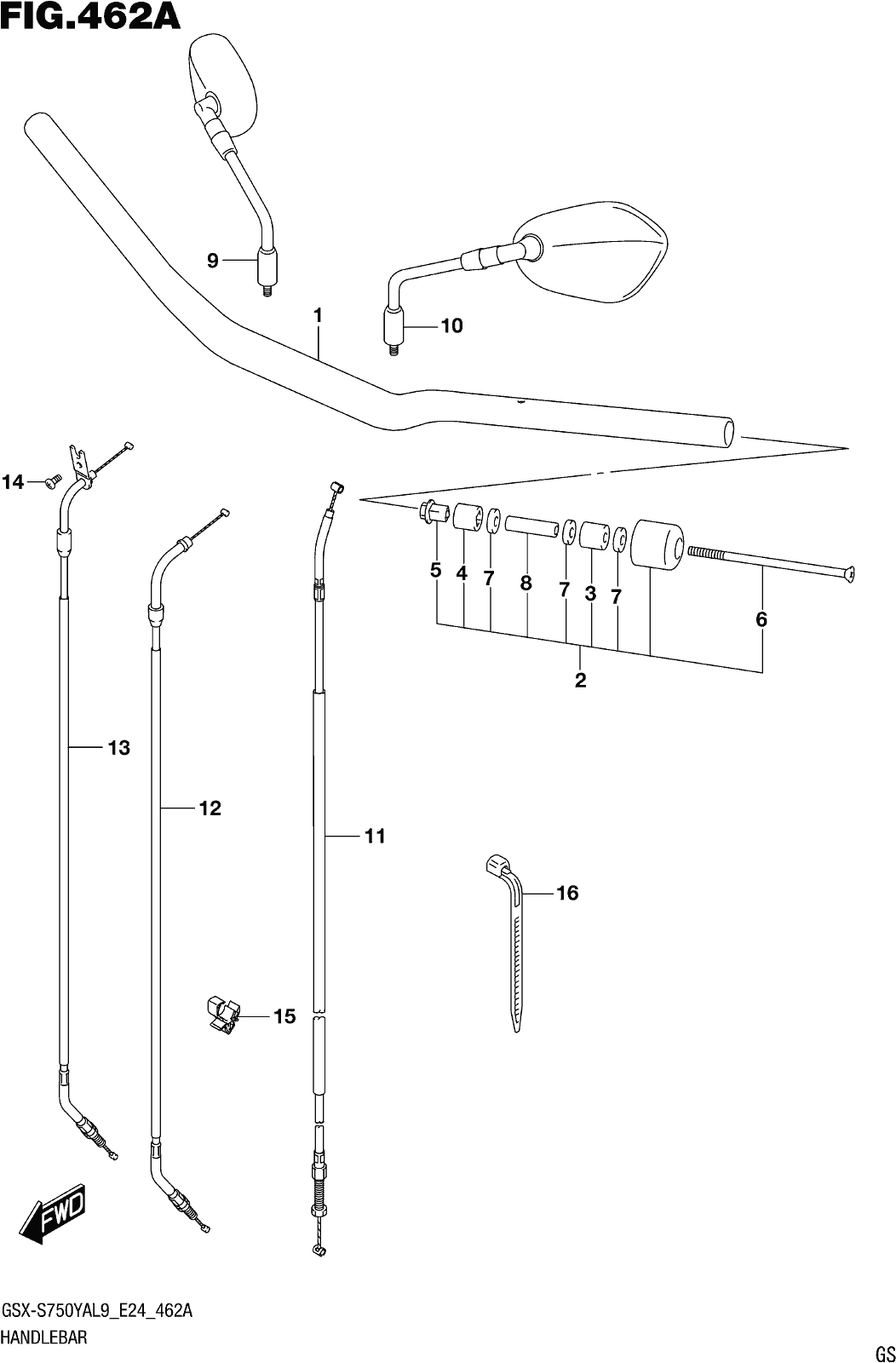 Fig.462a Handlebar