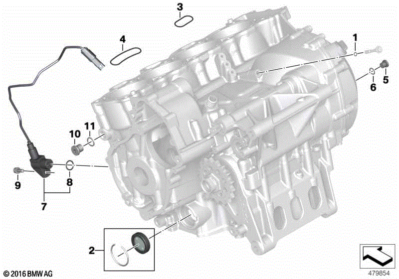 ENGINE HOUSING MOUNTING PARTS