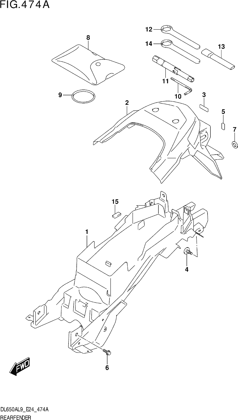 Fig.474a Rear Fender