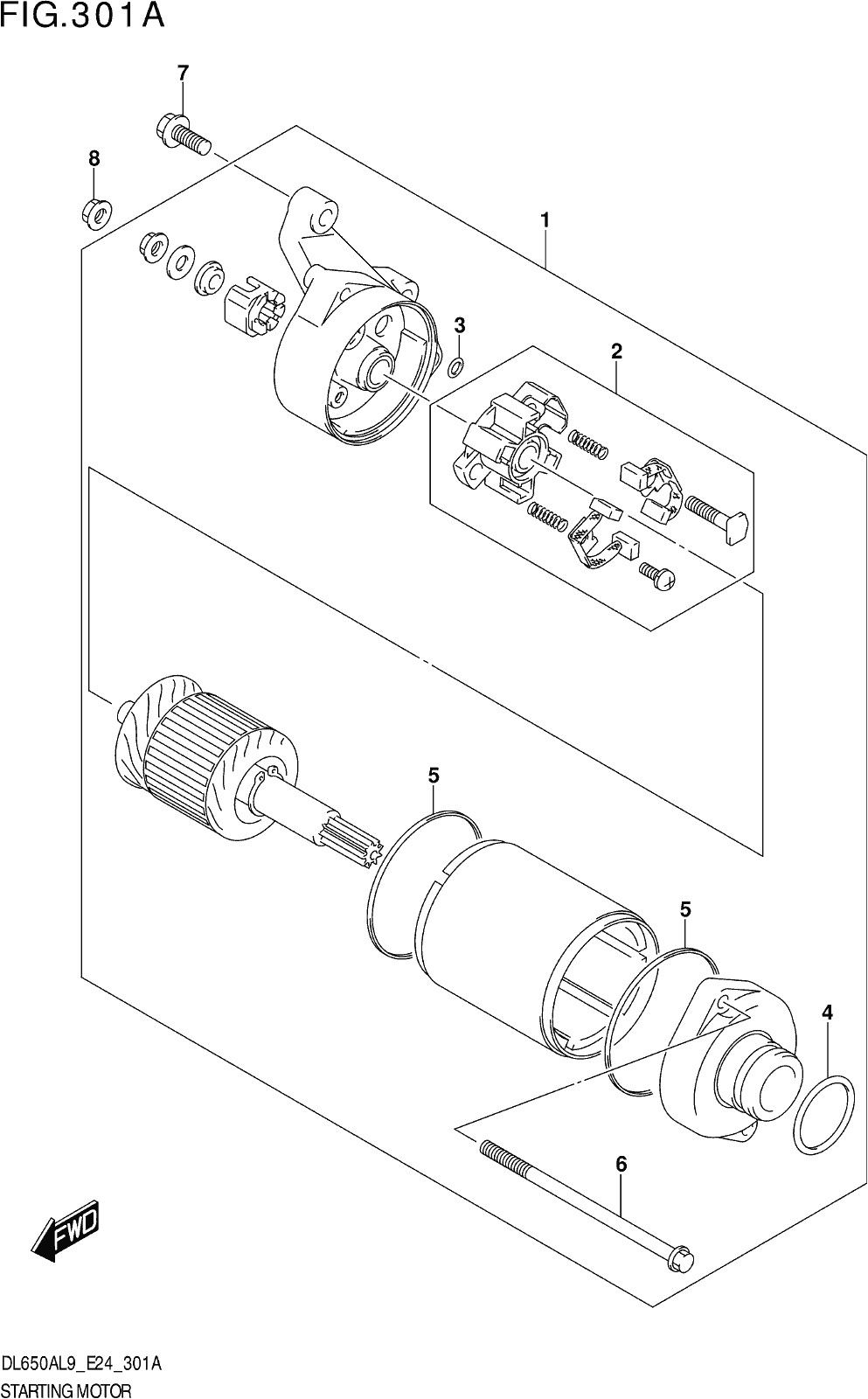 Fig.301a Starting Motor