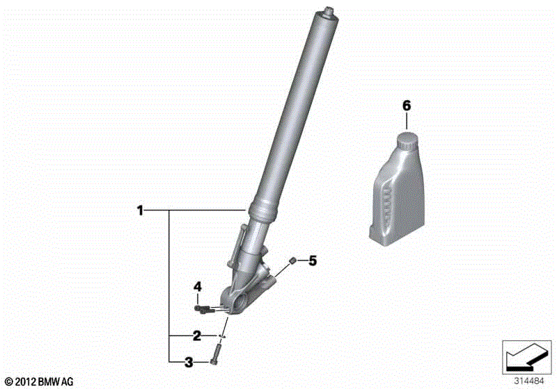 Telescope-fork