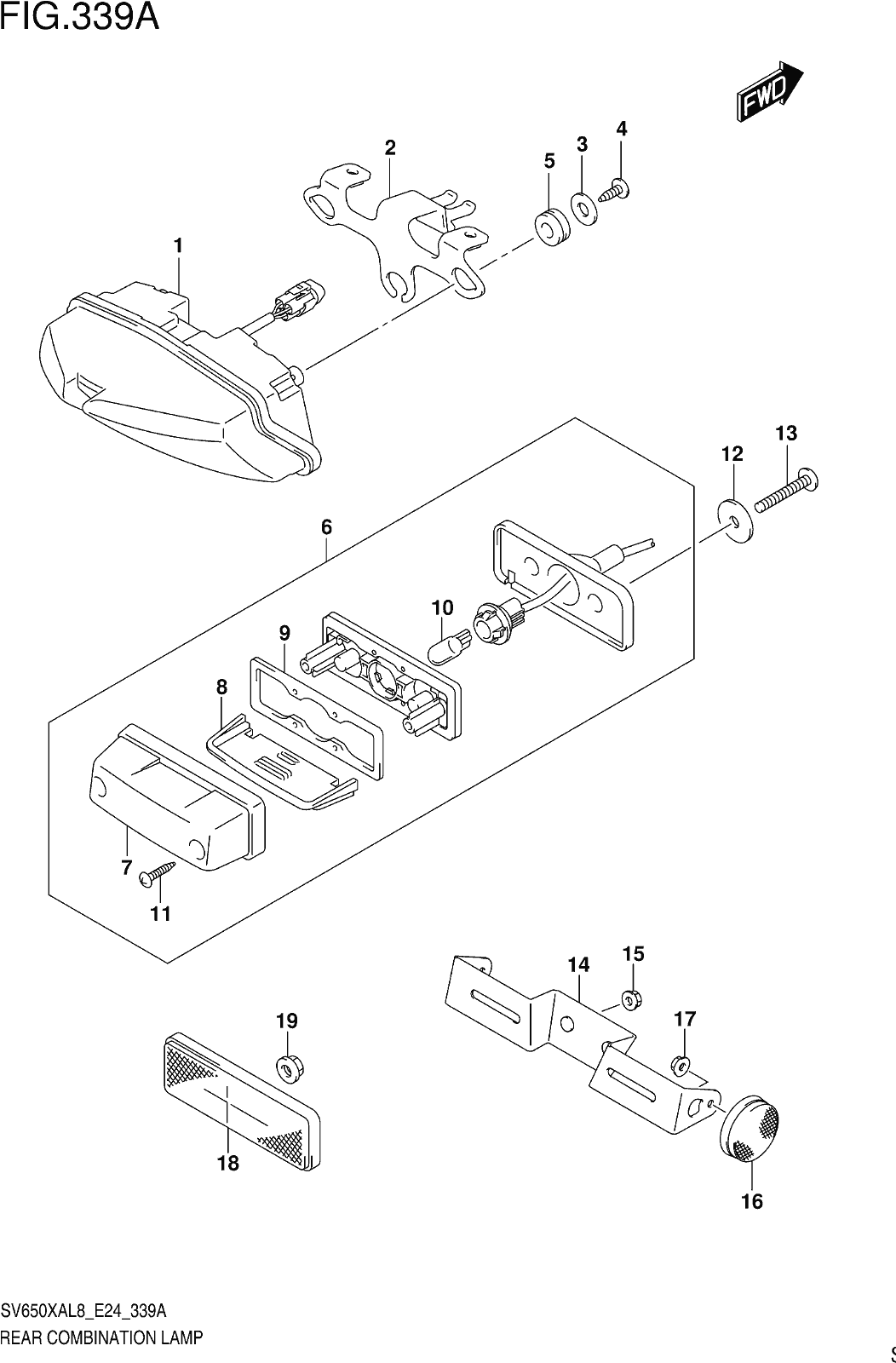 Fig.339a Rear Combination Lamp