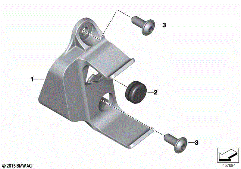 Bracket for intake-air duct