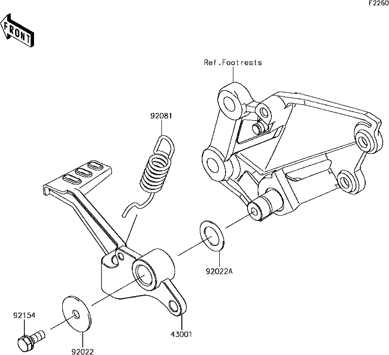 F-3 Brake Pedal