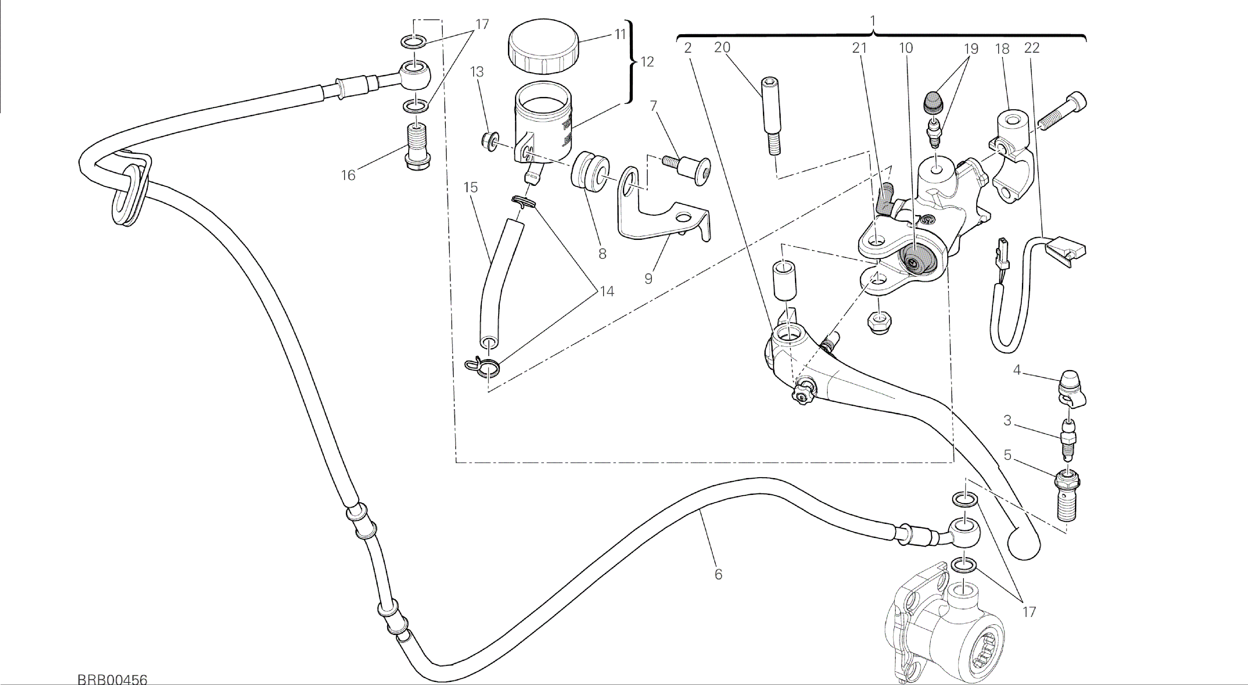 DRAWING 023 - CLUTCH CONTROL [MOD:M 1200]GROUP FRAME