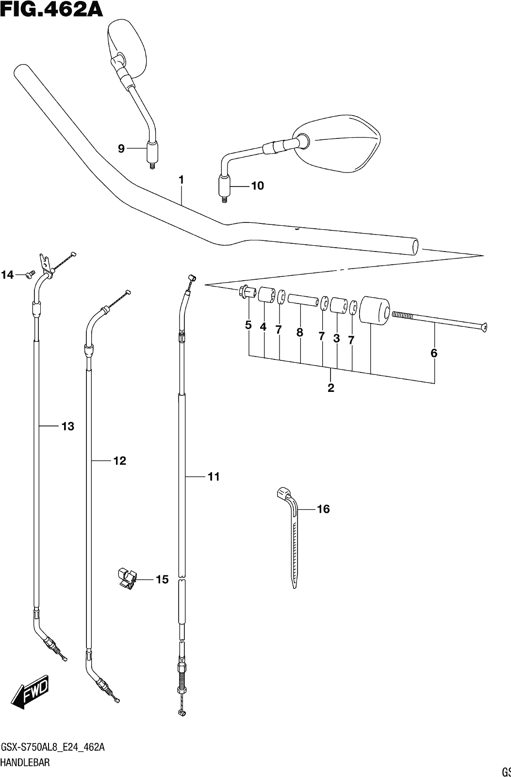 Fig.462a Handlebar