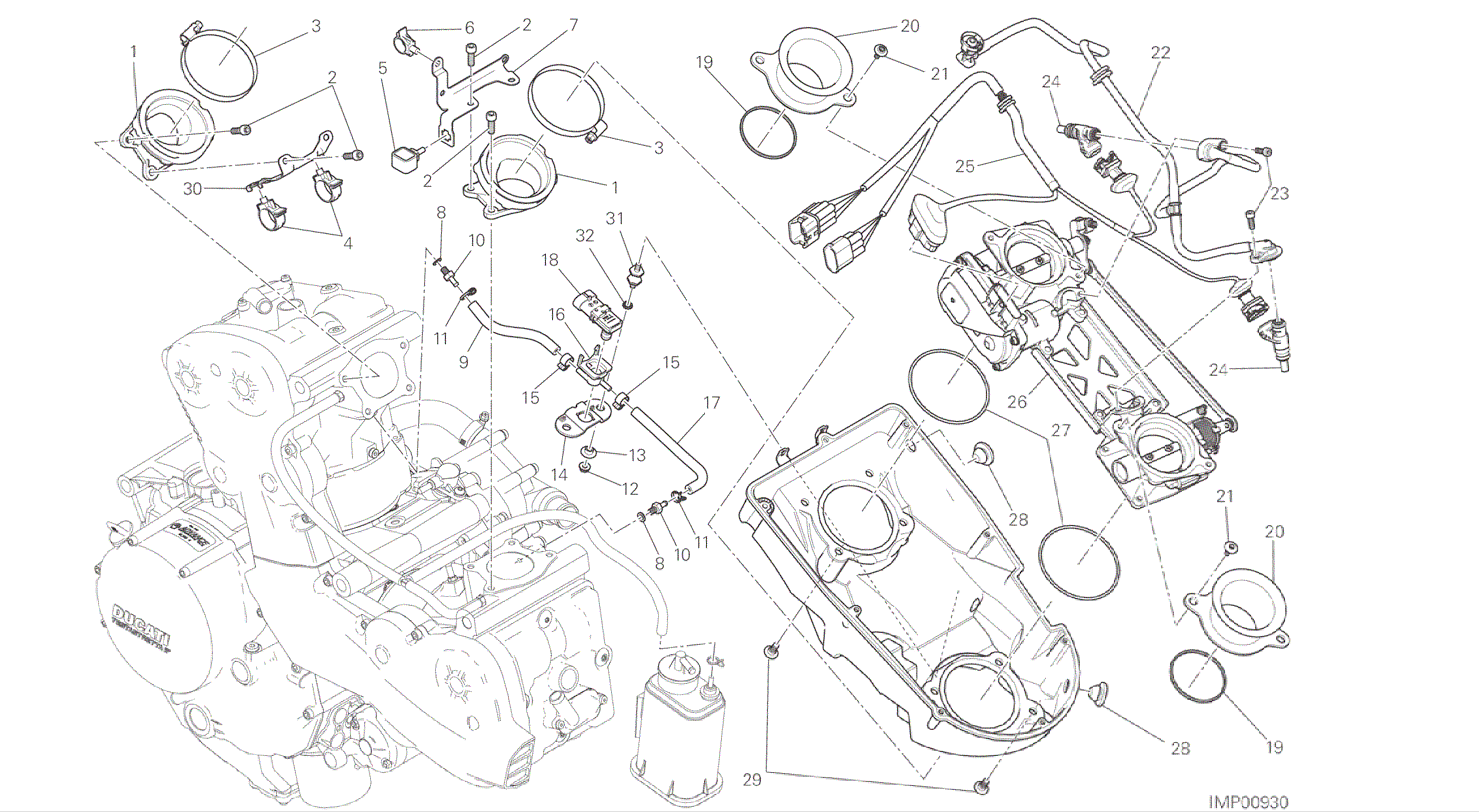 DRAWING 017 - THROTTLE BODY [MOD:M 1200;XST:CHN,TWN]GROUP FRAME