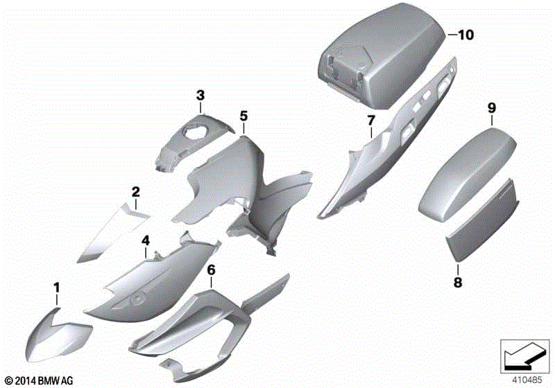 Primed parts for official vehicle