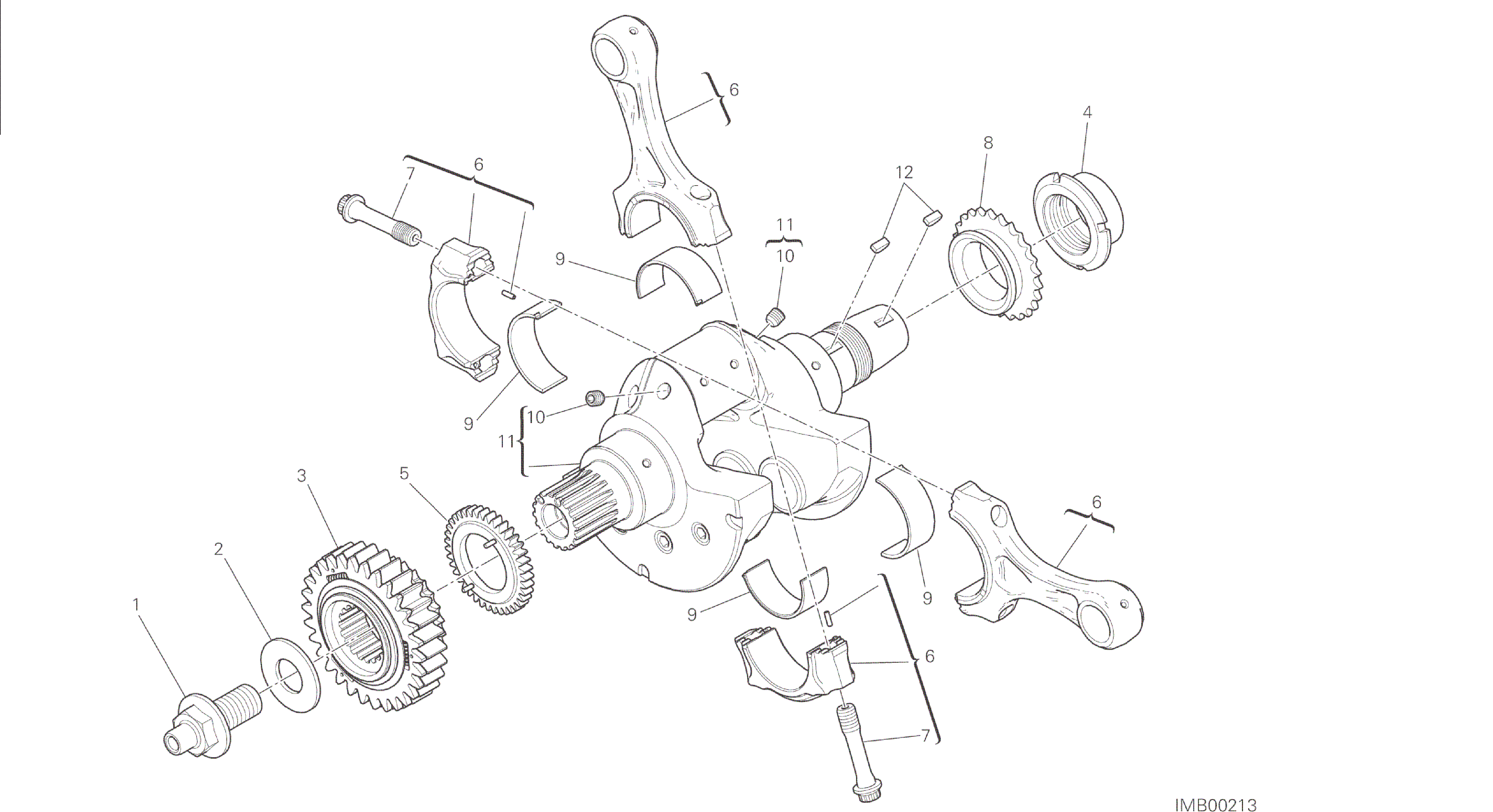 DRAWING 006 - CONNECTING RODS [MOD:1299;XST:AUS,EUR,FRA,JAP,TWN]GROUP ENGINE