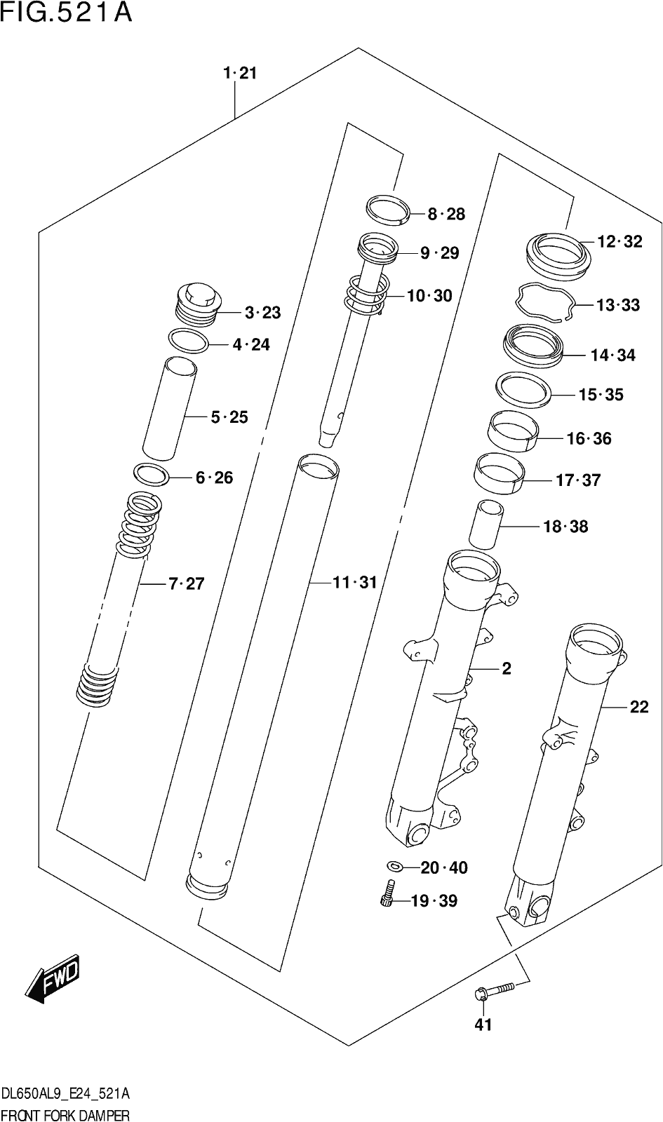 Fig.521a Front Fork Damper