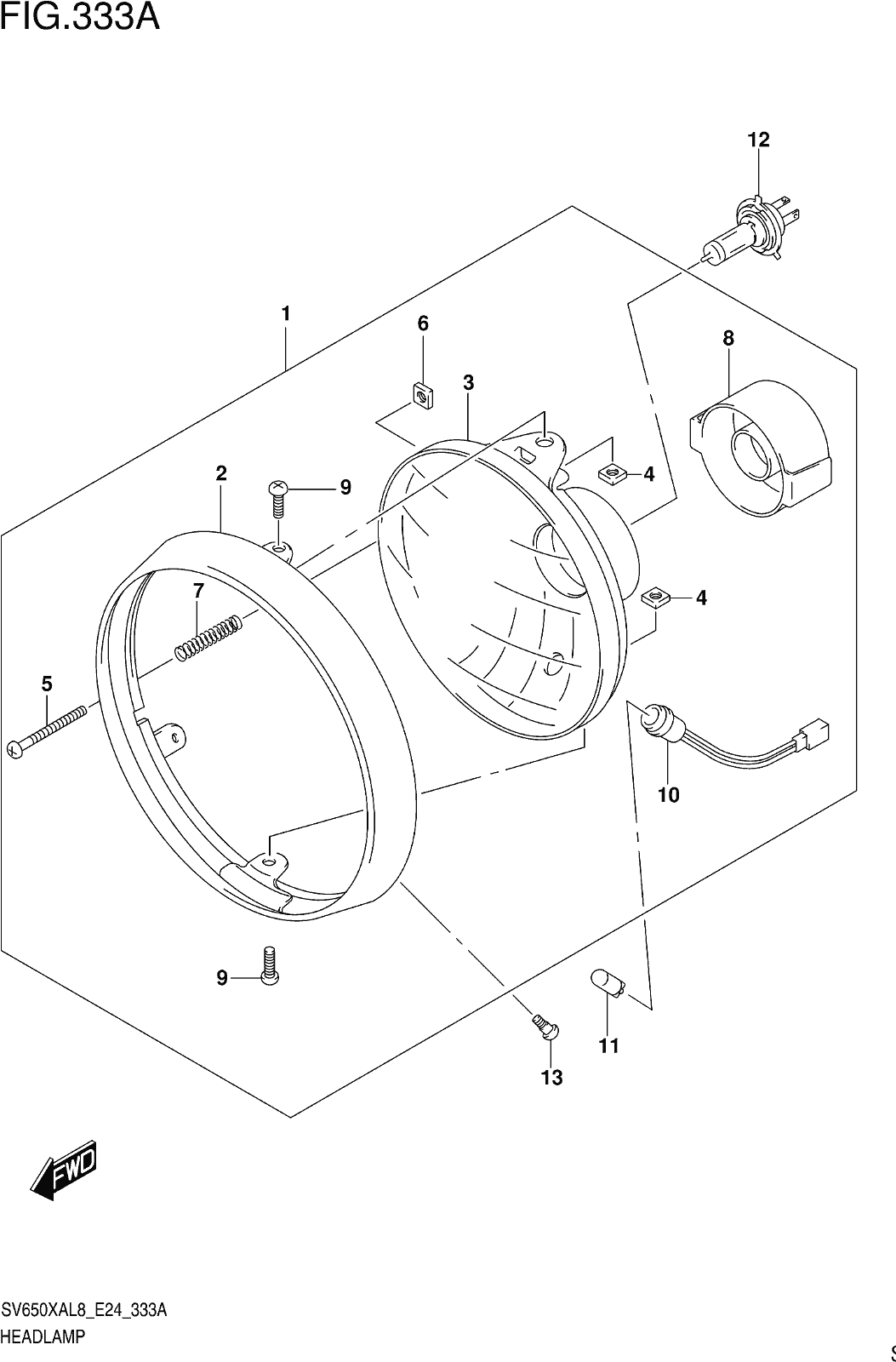 Fig.333a Headlamp