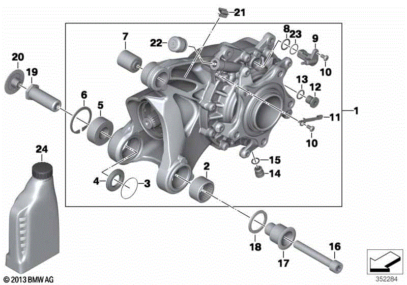 Right-angle gearbox Integral ABS Gen. 2
