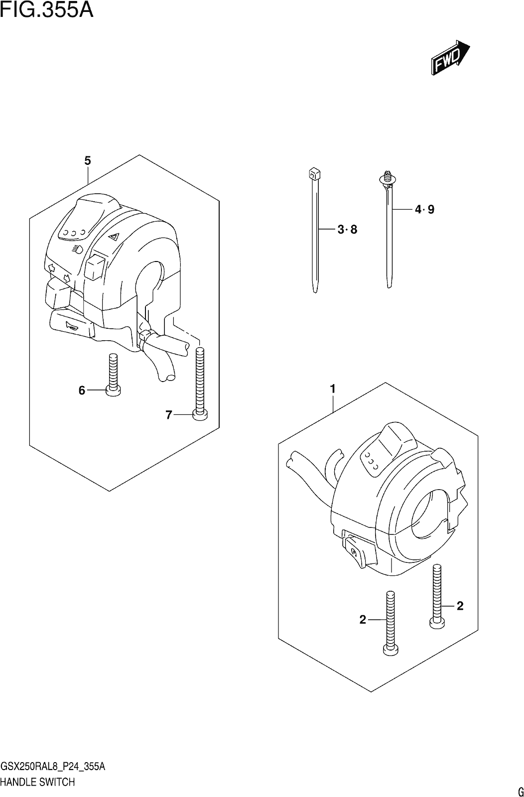 Fig.355a Handle Switch