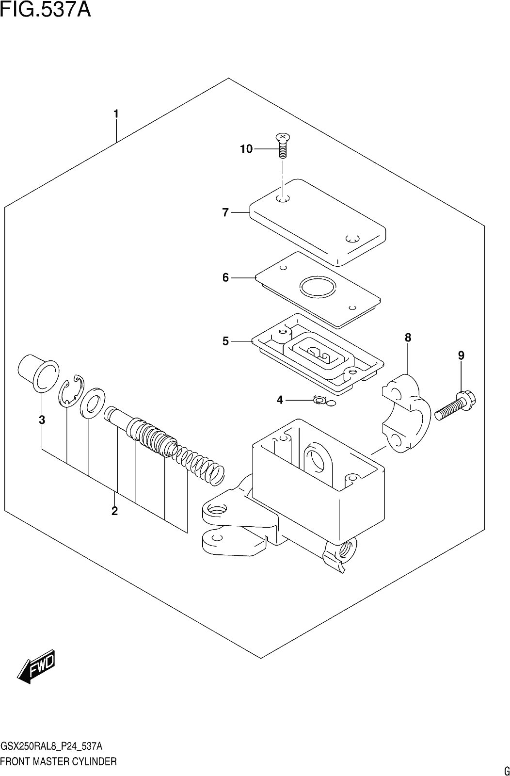 Fig.537a Front Master Cylinder