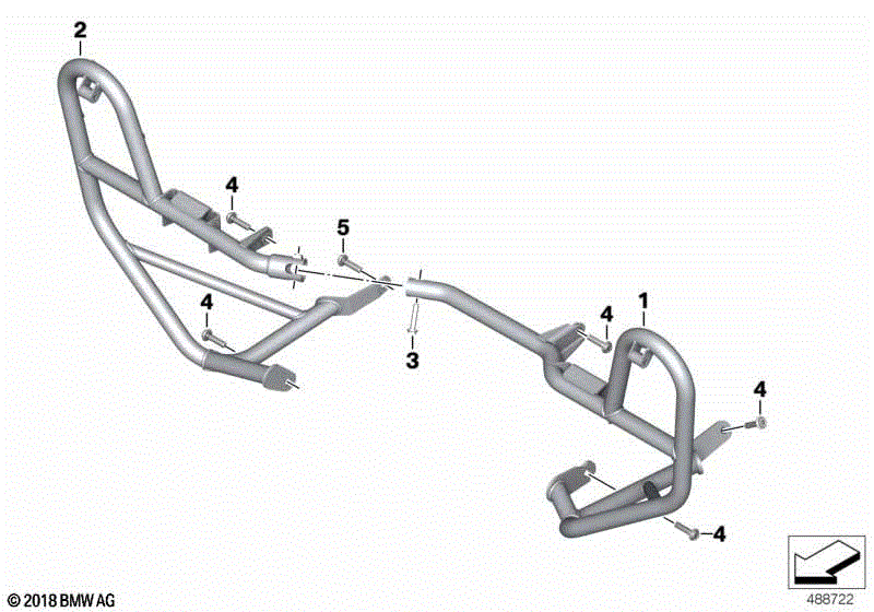 Engine roll bar, authority vehicles