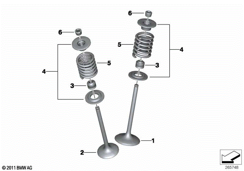 Valves with springs