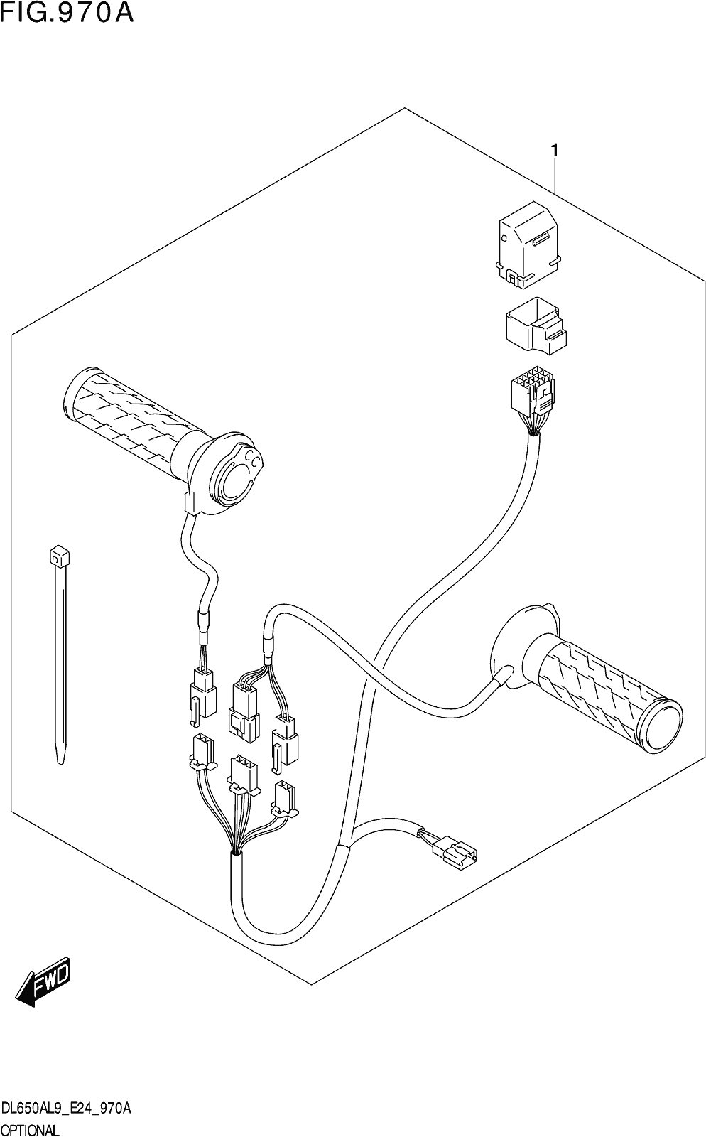 Fig.970a Optional (grip Heater Set)